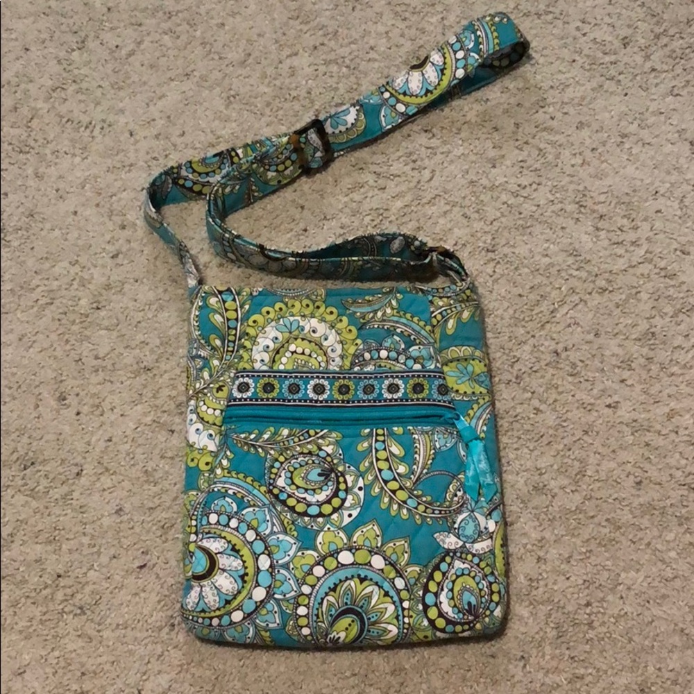 Vera Bradley Peacock Paisley Crossbody Purse Bag
